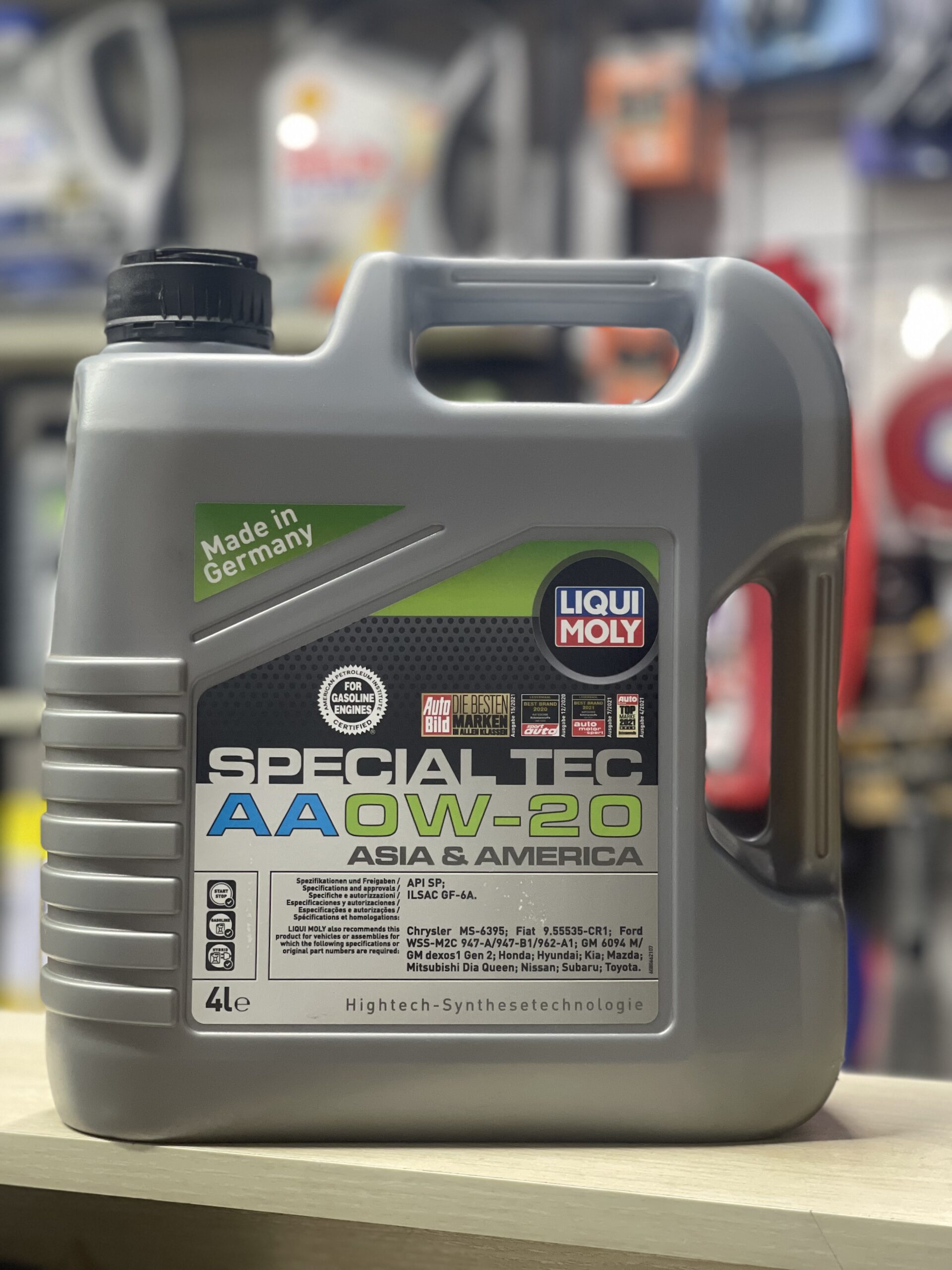 LIQUI MOLY SPECIAL TEC AA 0W-20 SYNTHETIC 4L